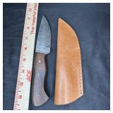 Lmk Hunting Knife W/ Leather Sheath (8')