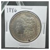 1886 Morgan Silver Dollar