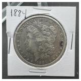 1884 Morgan Silver Dollar