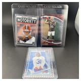 (3) Rookie Football Cards Shedeur Sanders & Maxwel