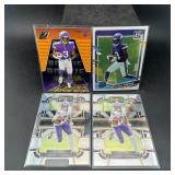 (4 Qty) Jordan Addison Rookie Football Cards