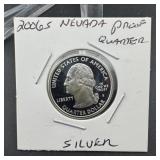 2006-S Nevada Silver Proof Quarter