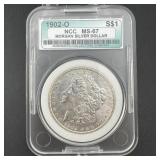 1902-O Morgan Silver Dollar MS67