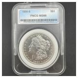 1880-S Morgan Silver Dollar MS66