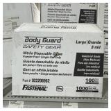 Case Of 1000 Blue Nitrile Disposable Gloves Large
