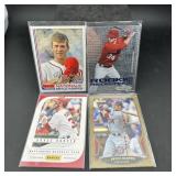 (4) Bryce Harper Cards (1 Rookie)