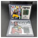 (2) Packers Patch Cards