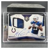 Michael Pittman Jr Purple Rookie Patch Autograph 6