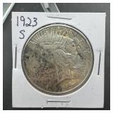 1923-s Peace Silver Dollar