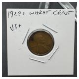 1929-S Wheat Cent VF+