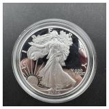 2024-w Proof American Silver Eagle 1 Oz Fine Silve