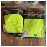 (6 Qty) Xl Hi-vis Long Sleeve Safety T-shirts
