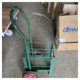 Metal 2 Wheel Cart And Stand