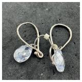 Silpada sterling silver earrings with chevron desi