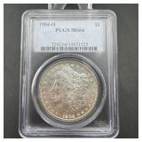 1904-o Morgan Silver Dollar Pcgs Ms64