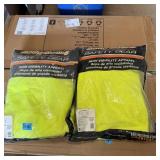 (6 Qty) Large Long Sleeve Safety T-shirts