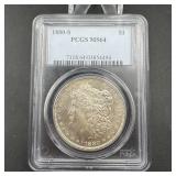 1880-s Morgan Silver Dollar Pcgs Ms64
