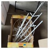 3 Piece Metal Stand - Possibly For A Snowman Set?