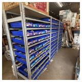 Triple Section Rivet Racking With Bolt Bins;
