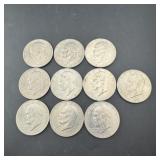 (10) 1976 Bicentennial Eisenhower Dollars