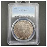 1882-s Morgan Silver Dollar Pcgs Ms64