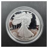 2024-w Proof American Silver Eagle 1 Oz Fine Silve