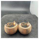 JCM sterling silver rose gold vermeil earrings mar