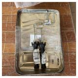 (3) Metal Paint Trays + (2) 14' Mini Roller Frame