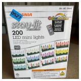 Sylvania Stay-lit 200 Led Mini Lights (returned/un