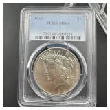 1923 Peace Silver Dollar Pcgs Ms64