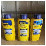 (3 Qty) 8 Oz Marking Chalk Bottles
