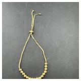 Adjustable slide bracelet marked FAS 925; approx 4