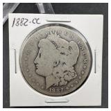 1882-cc Morgan Silver Dollar