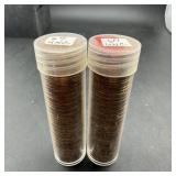 (2 Tubes) 1962 UNC Lincoln Memorial Cents
