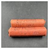 (2 Rolls) 1967 UNC Lincoln Memorial Cents