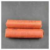 (2 Rolls) 1967 UNC Lincoln Memorial Cents
