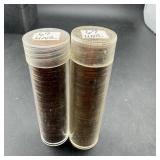 (2 Tubes) 1962 UNC Lincoln Memorial Cents