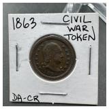 1863 Civil War Token