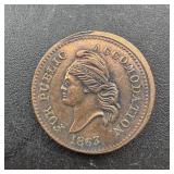 1863 Public Accommodation Token