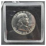 1963-D Franklin Silver Half Dollar Gem BU FBL