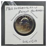 1962 Washington Silver Quarter Proof