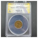 1922-D Lincoln Cent ANACS G4 Details