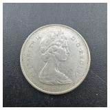 1968 Canada 25 Cents Silver
