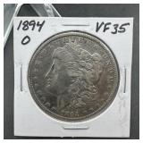 1894-O Morgan Silver Dollar