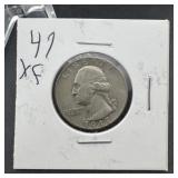 1947 Washington Quarter