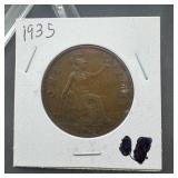 1935 Great Britain Penny