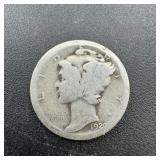 1927 Mercury Silver Dime