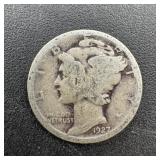 1920 Mercury Silver Dime