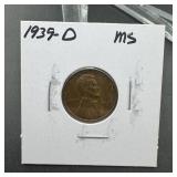 1939-D Lincoln Wheat Cent