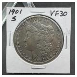 1901-S Morgan Silver Dollar